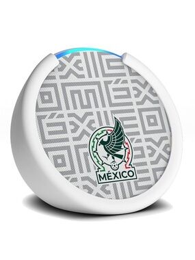 Amazon Echo Pop (newest model) | Officially Licensed Mexico (white)